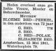 Peekel Bloeme 1868_Overlijdensadvertentie